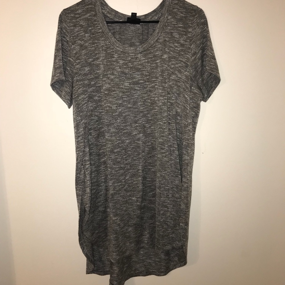 Grey dressy shirt